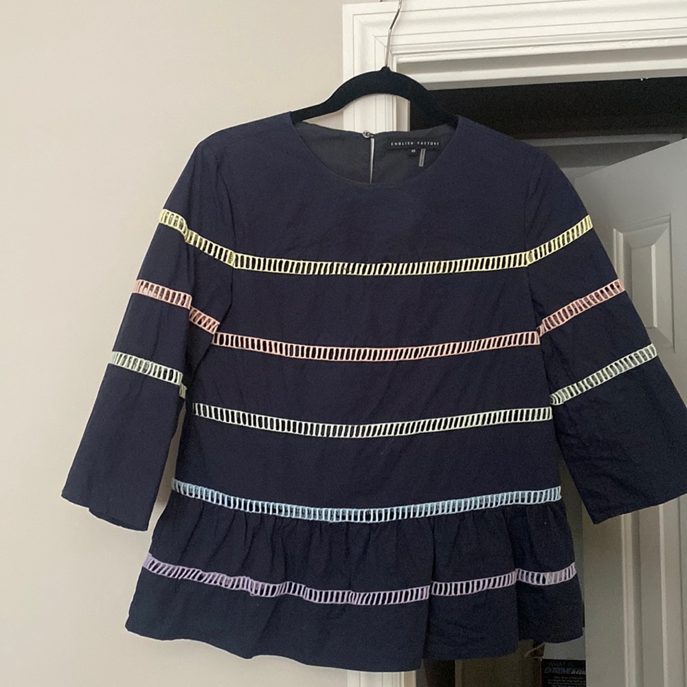 English Factory Striped Top